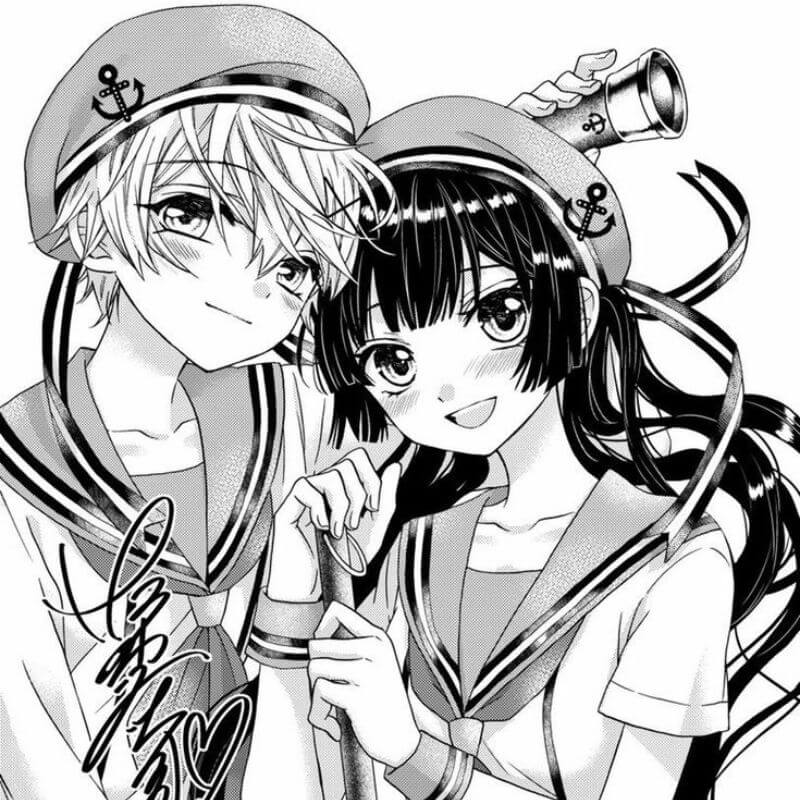 Hình ảnh anime cặp đôi lãng mạng