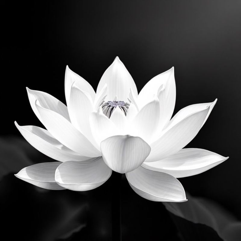 Avatar buồn hoa sen trắng đám tang
