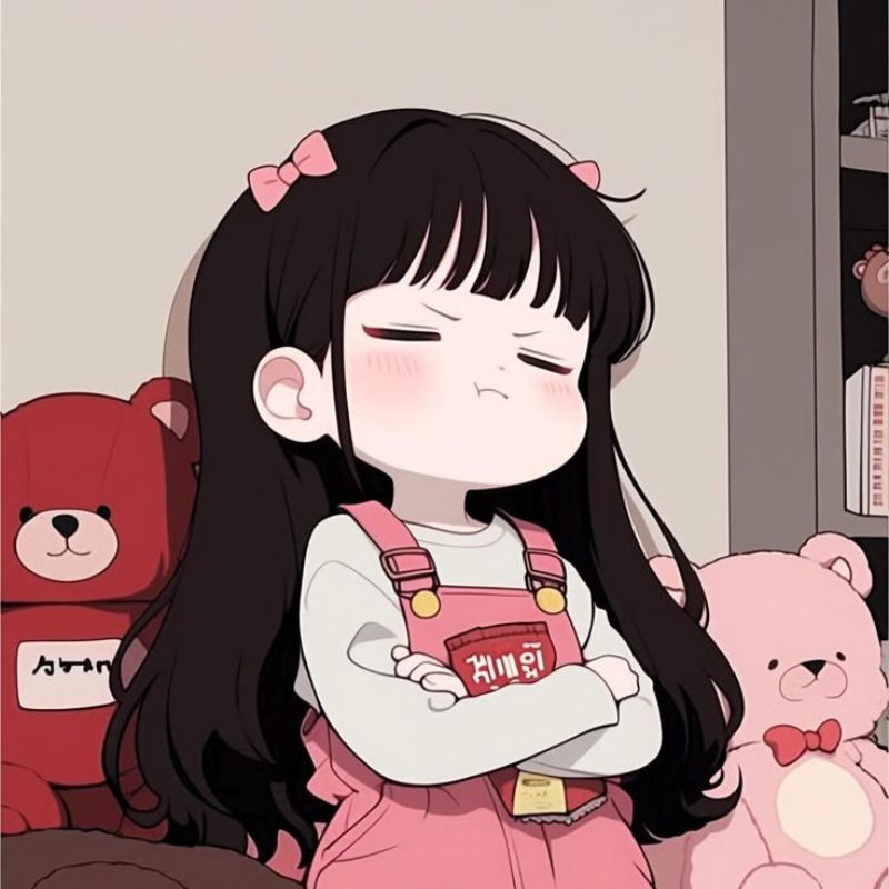 Hình avatar nữ cute chibi