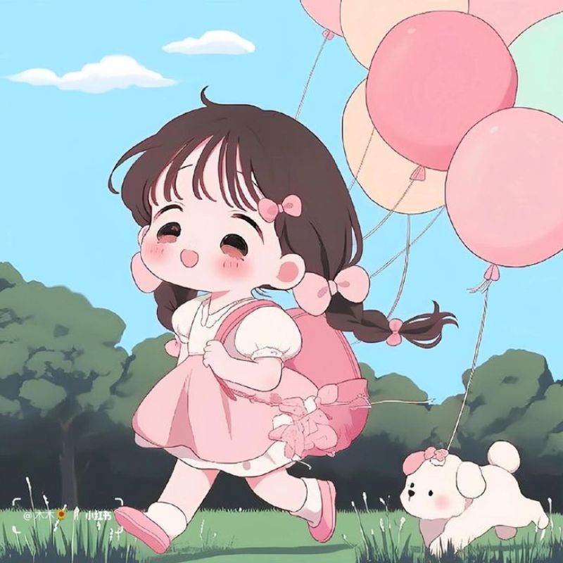 Avatar anime nữ dễ thương