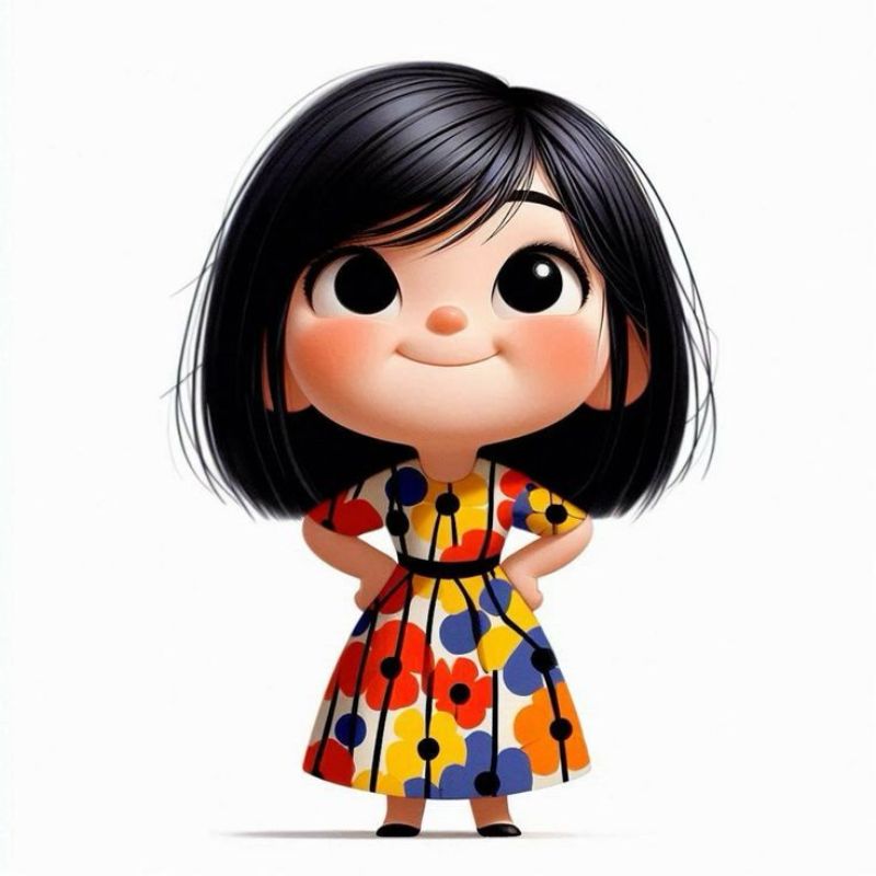 Avatar anime nữ cute chibi