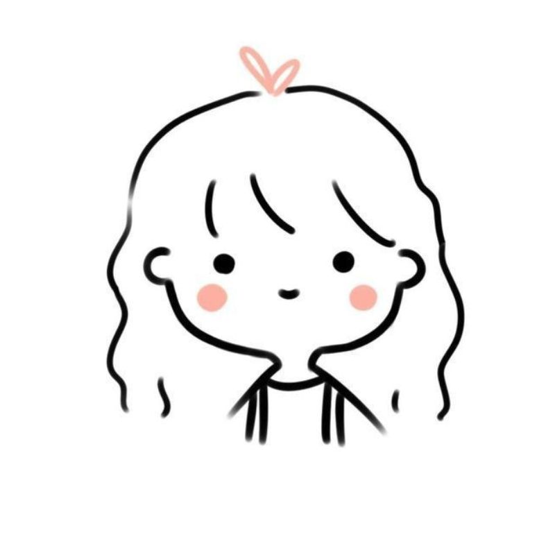 Ảnh đại diện nữ cute đơn giản