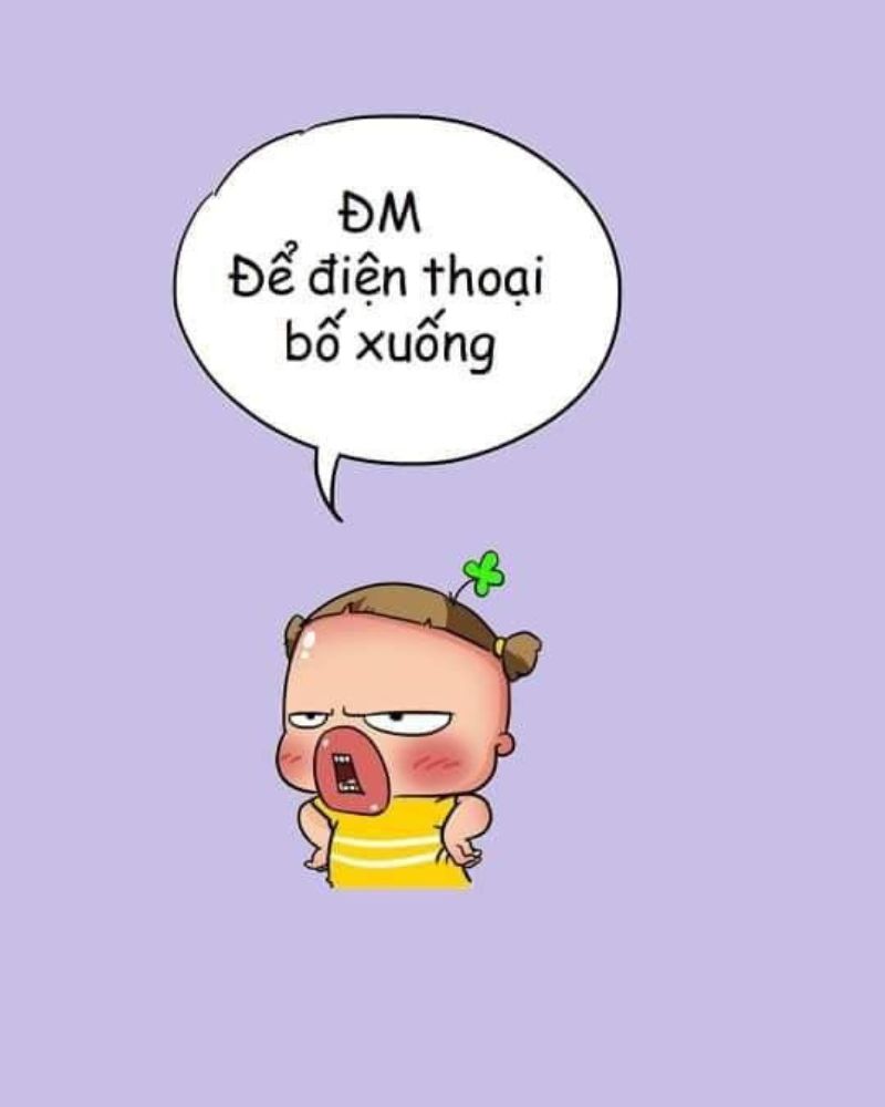 Ảnh bỏ điện thoại tao xuống ngầu