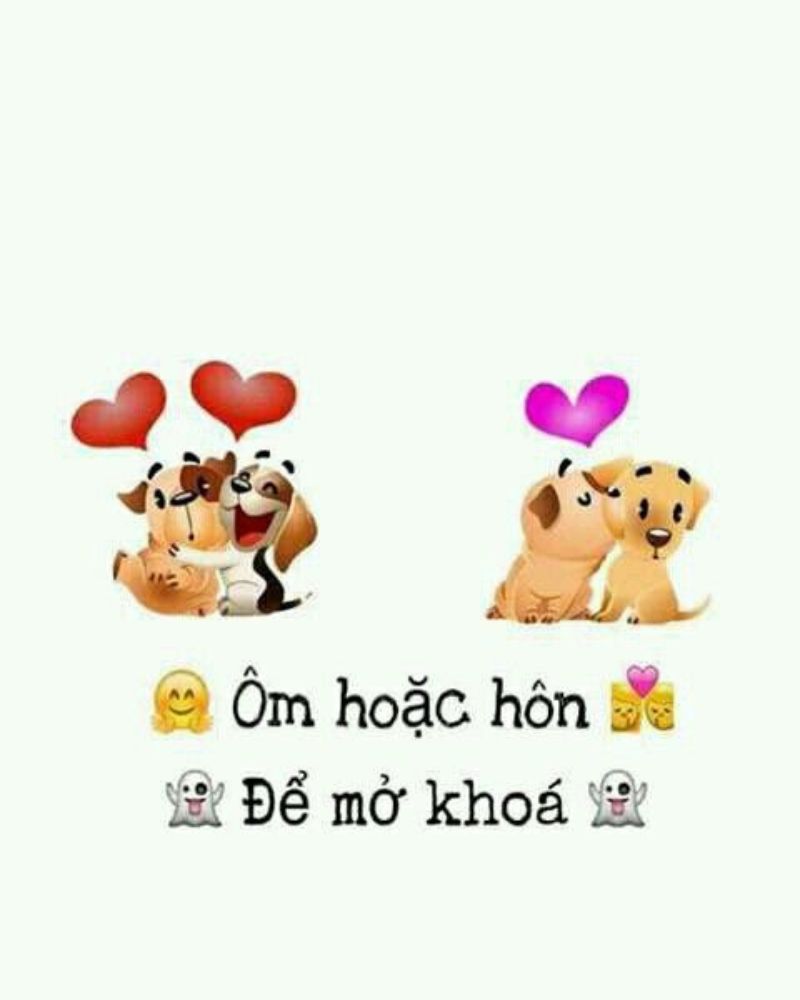 Hình nền cute bỏ điện thoại tao xuống