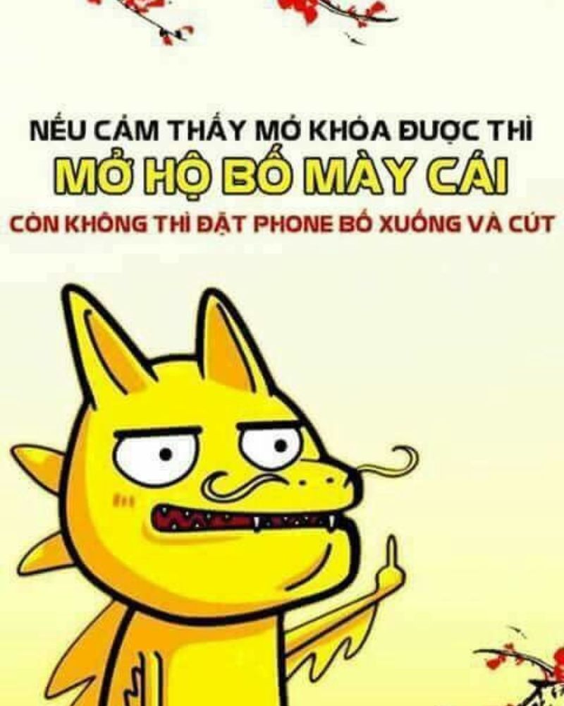 Ảnh nền bỏ điện thoại tao xuống ngầu