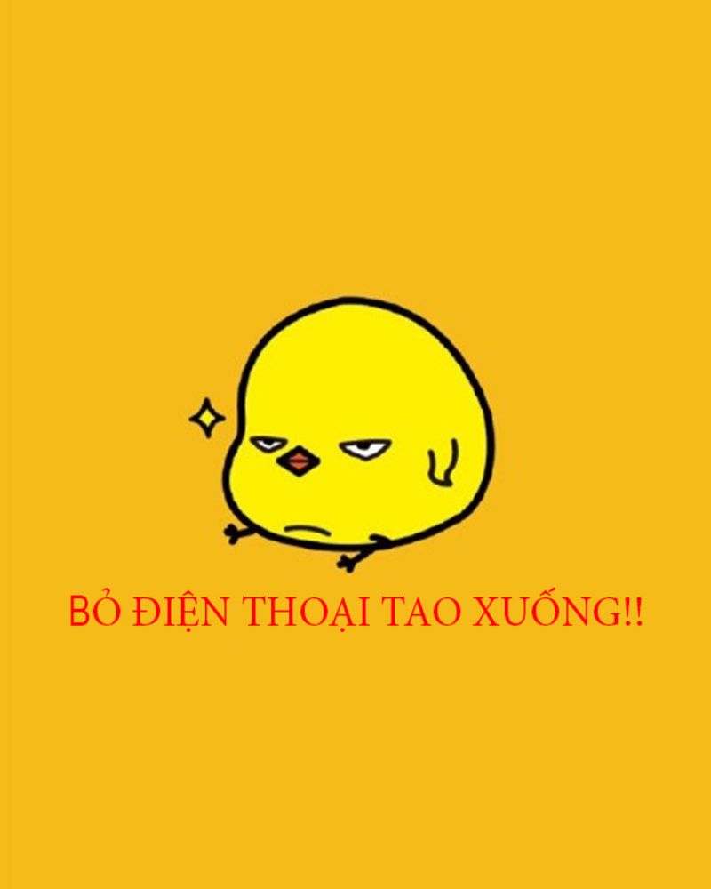 Hình nền có chữ bỏ điện thoại tao xuống