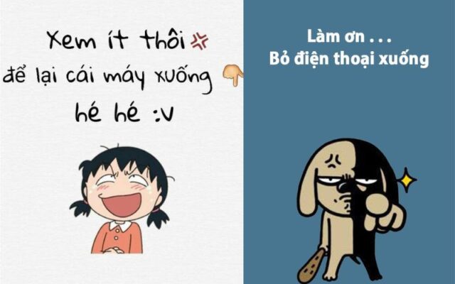 Hình nền bỏ điện thoại tao xuống