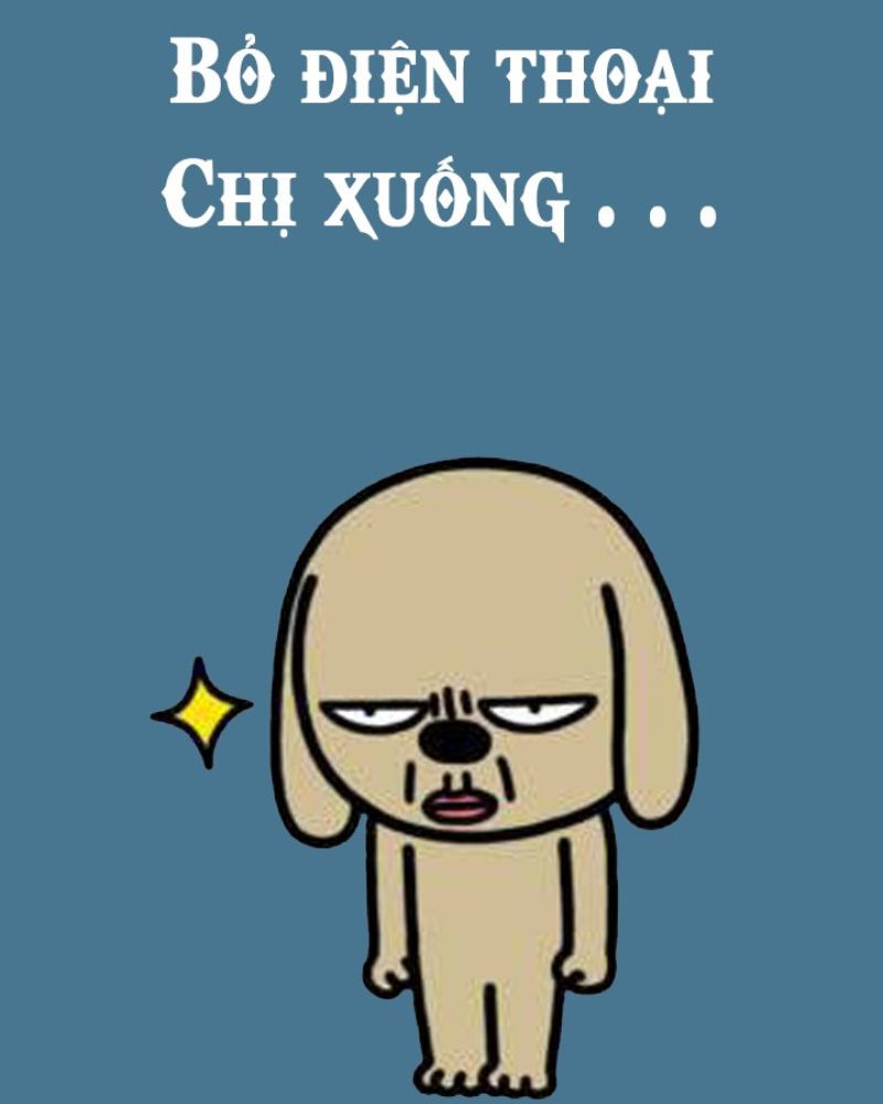 Hình nền bỏ điện thoại tao xuống ngầu