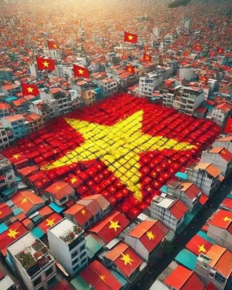 Hình nền điện thoại lá cờ Việt Nam