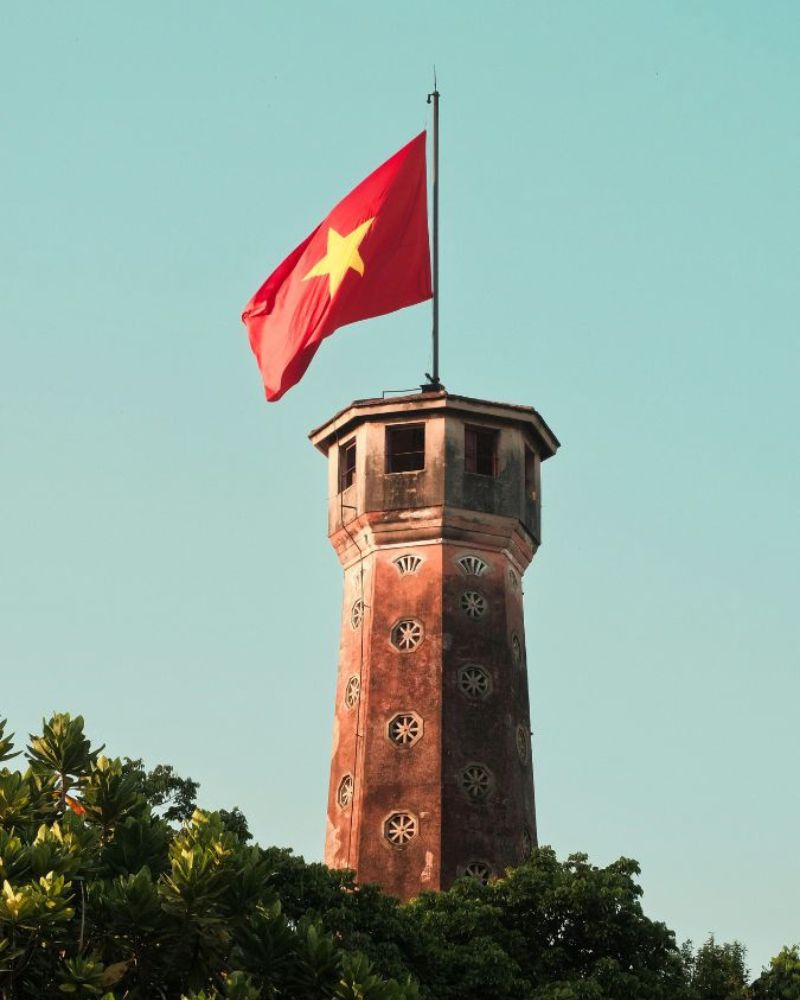 Hình nền cờ tổ quốc cho điện thoại