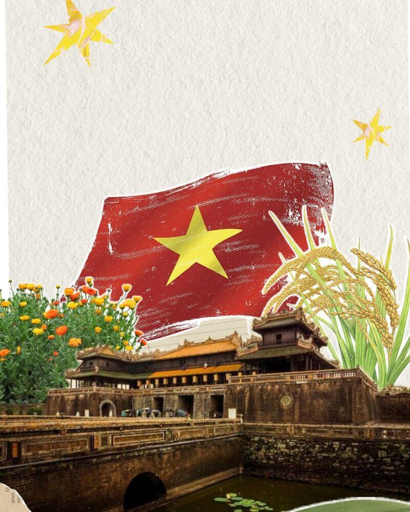 Hình nền điện thoại lá cờ Việt Nam