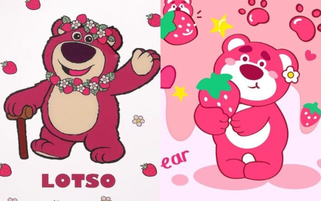 Hình nền gấu dâu cute