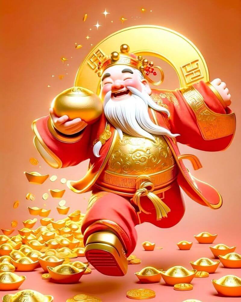 Ảnh thần tài may mắn về tiền bạc