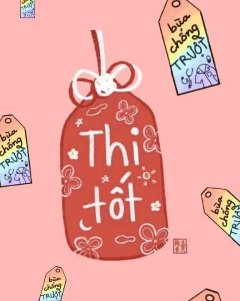 Hình nền may mắn cho thi cử