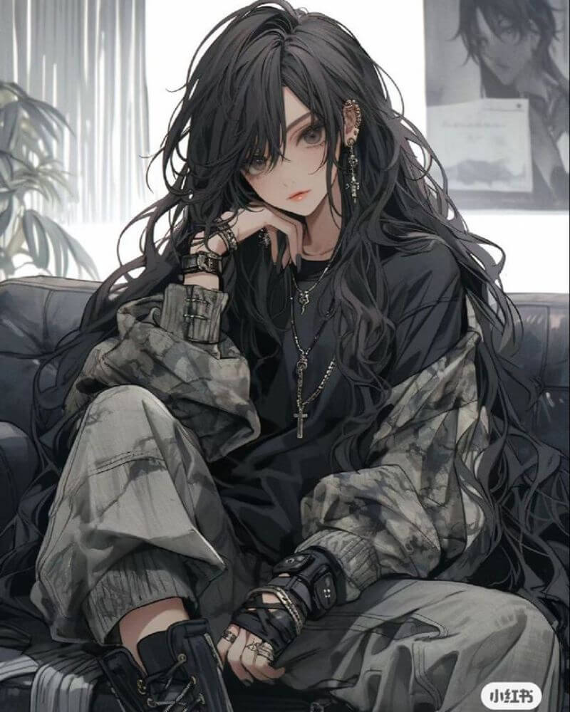 Cách vẽ anime nữ ngầu đơn giản
