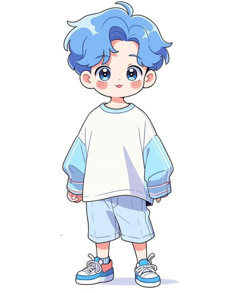 Cách vẽ anime chibi nam ngầu