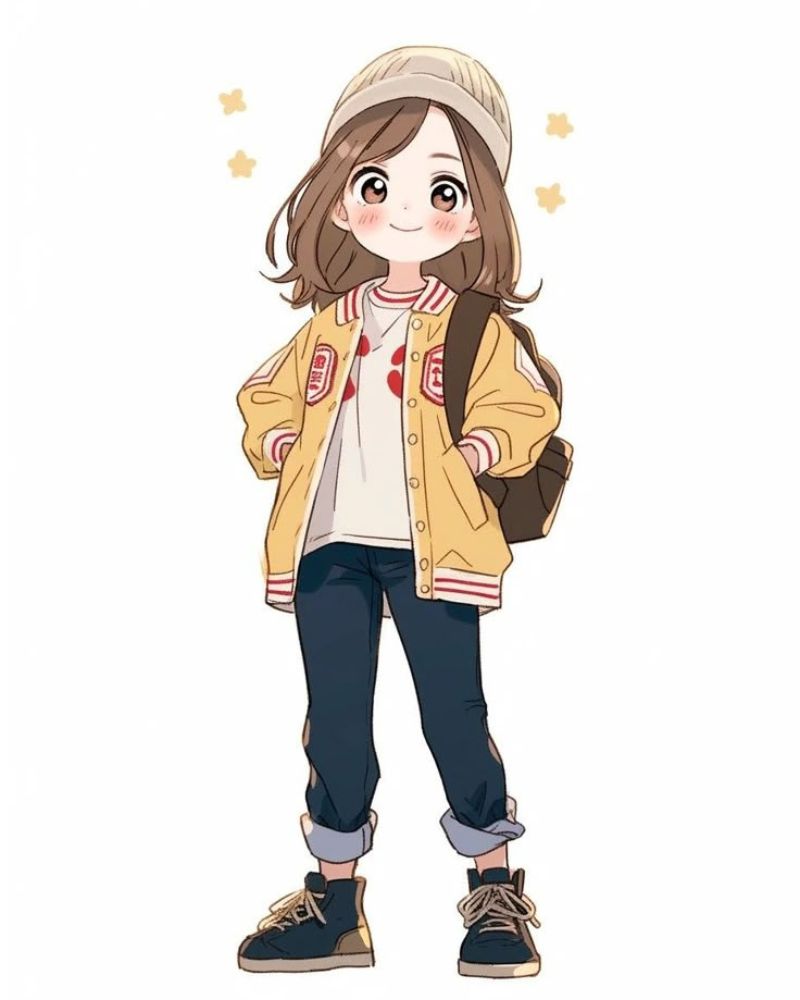 Cách vẽ anime chibi nữ ngầu