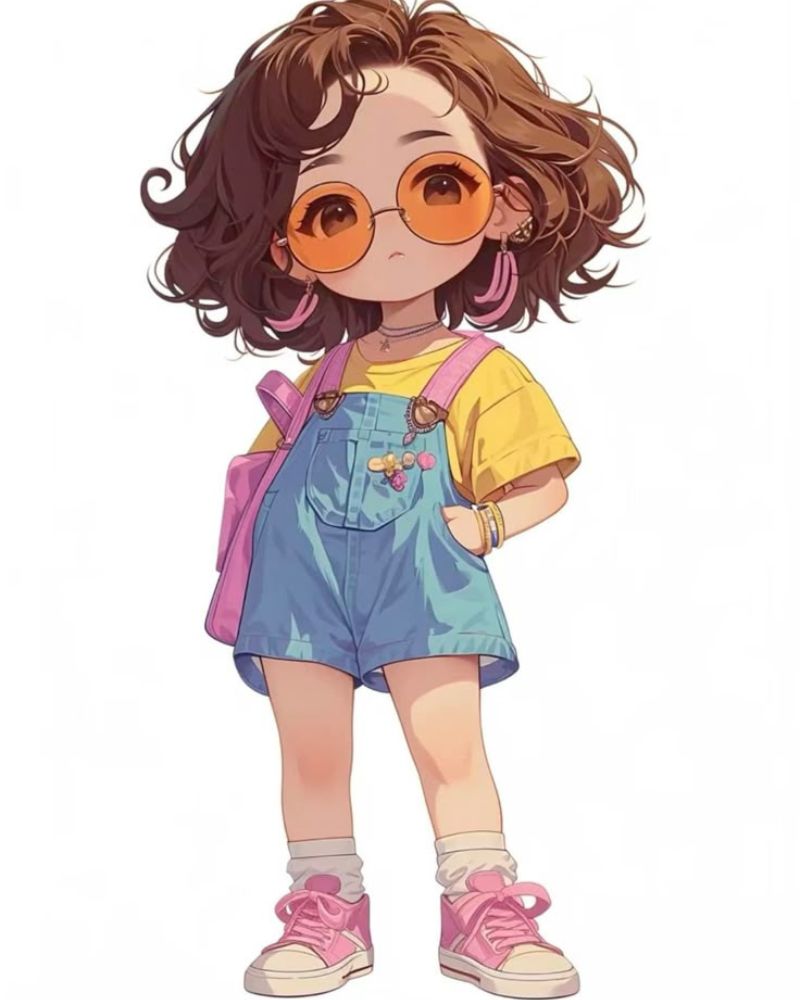 Vẽ nhân vật anime chibi nữ cool ngầu