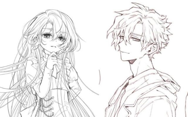 Hình vẽ anime đơn giản ngầu