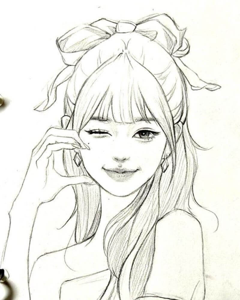 Hình vẽ con người cute đơn giản