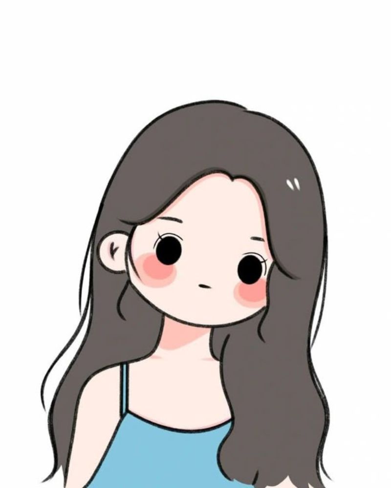 Hình vẽ cute đáng yêu của con gái