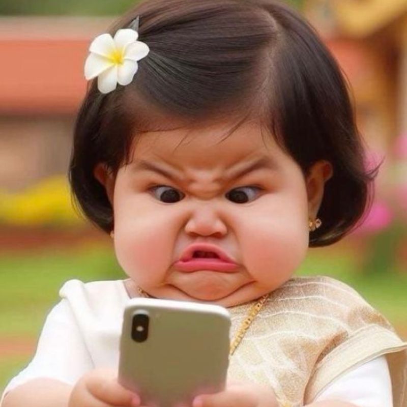 Hình mặt tức giận meme