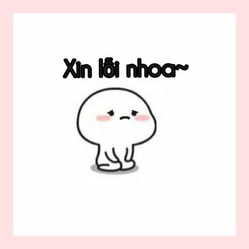 Meme xin lỗi hài hước